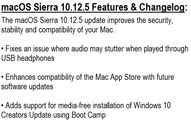 sierra mac os 10.12.5 for windows 10